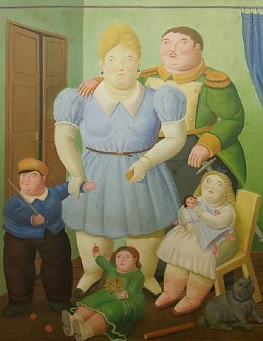 Fernando Botero The General And His Family